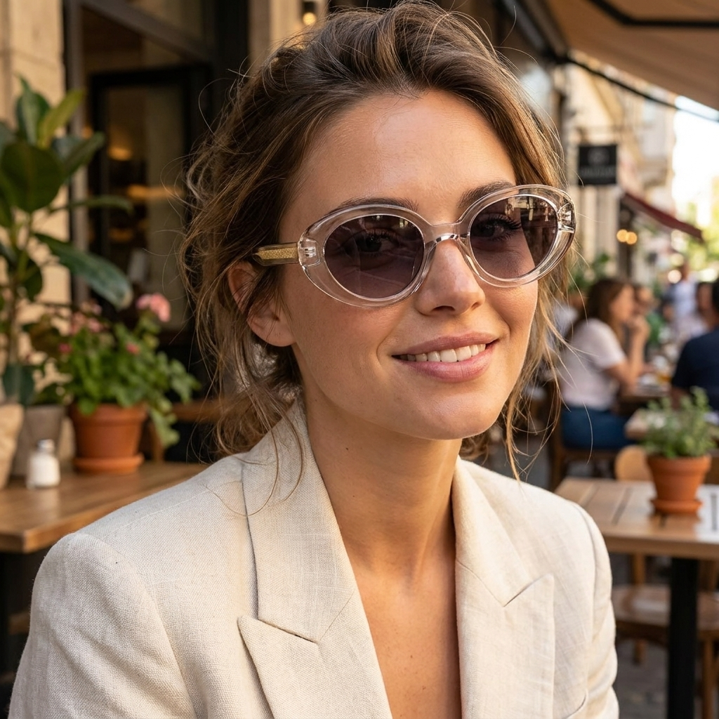 Vintage Oval Sunglasses
