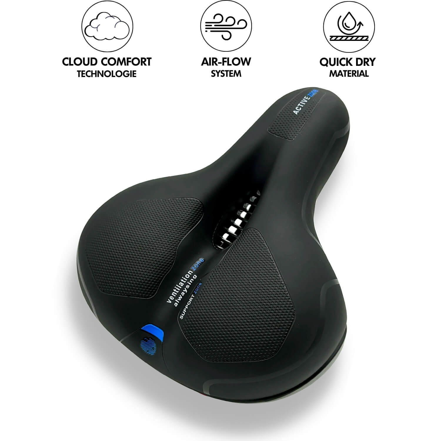 CycleComfort Pro - Ergonomic Gel Bike Saddle