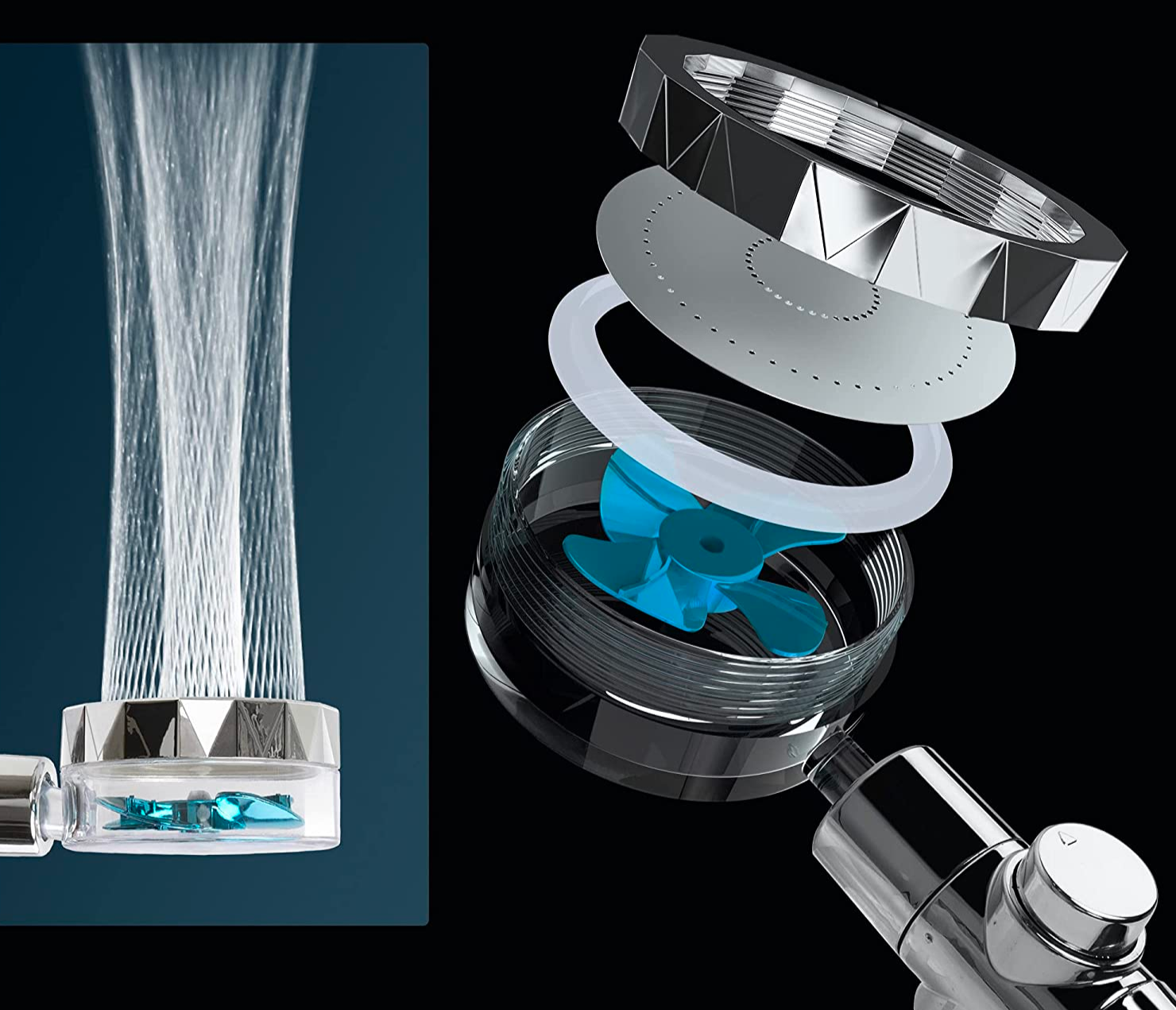HydroPower - Filtered Power Showerhead