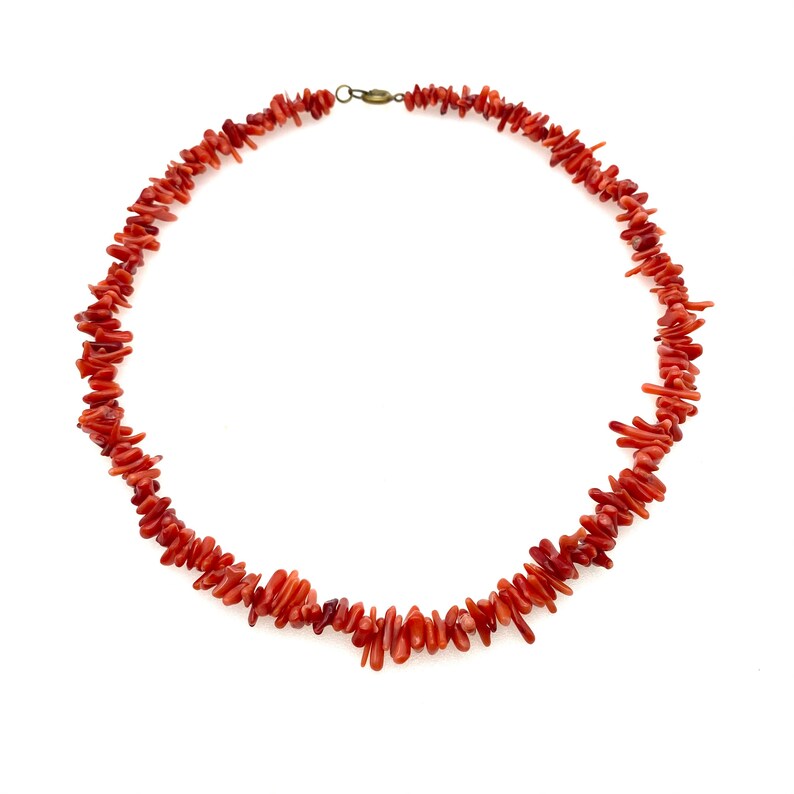 Red Coral - Beaded Necklace for Women
