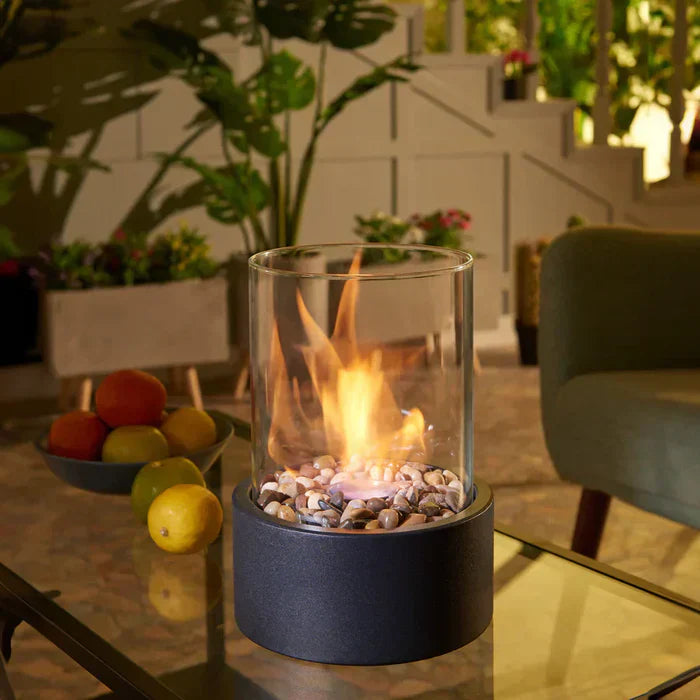 GlowLuxe - Portable Tabletop Fire Lantern