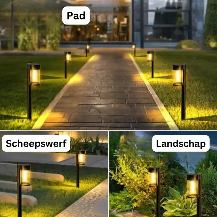 LumiPath - Solar Pathway Lights for the Garden
