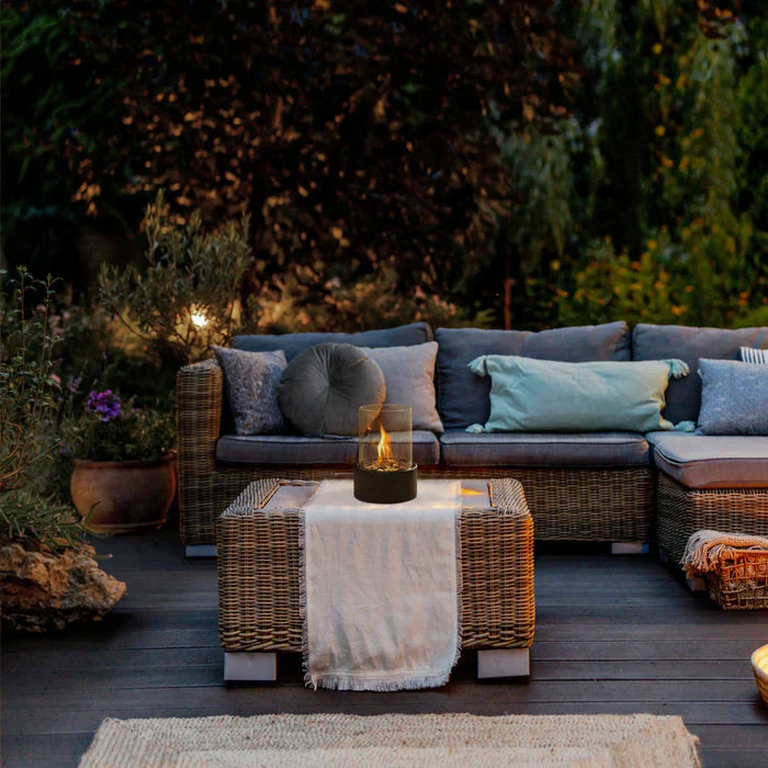 GlowLuxe - Portable Tabletop Fire Lantern