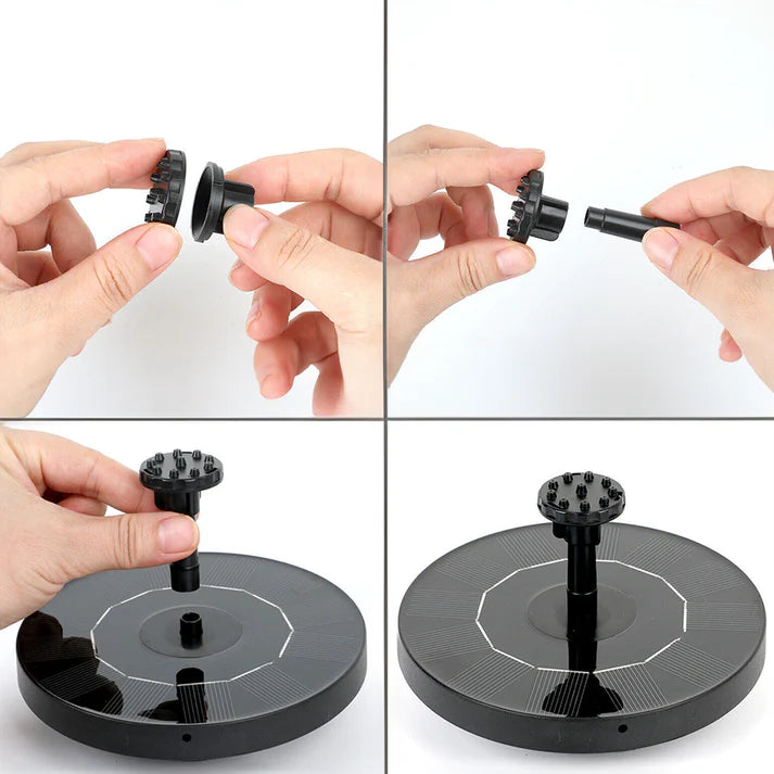 TranquilFlow - Solar Garden Fountain