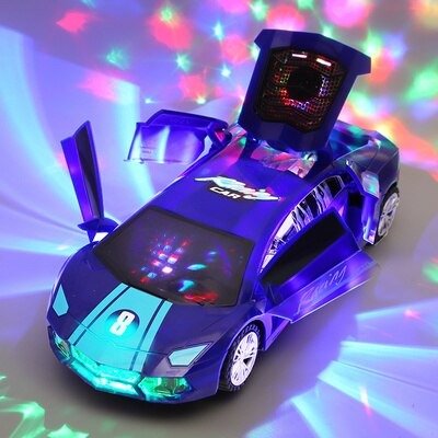 SpeedGlider - Police Car with Lights & Sound