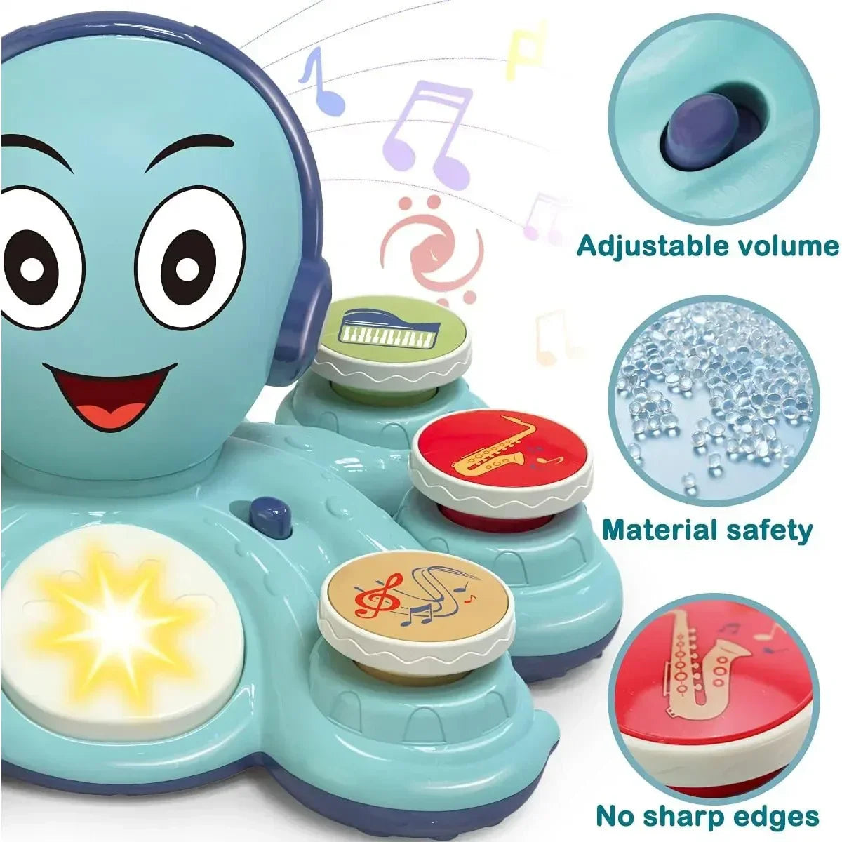 OctoJam - Musical Octopus Toy for Little Learners