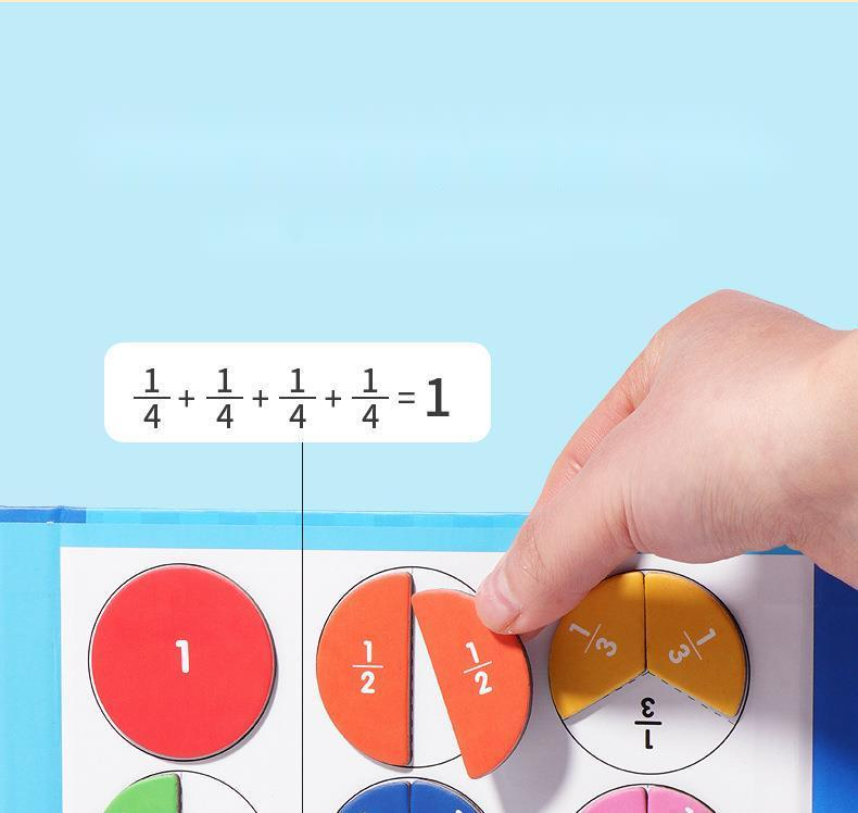 FractionFun - Hands-On Fractions Learning Kit
