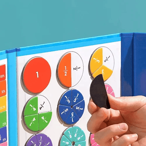 FractionFun - Hands-On Fractions Learning Kit
