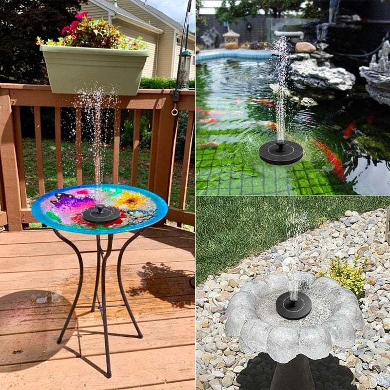 TranquilFlow - Solar Garden Fountain