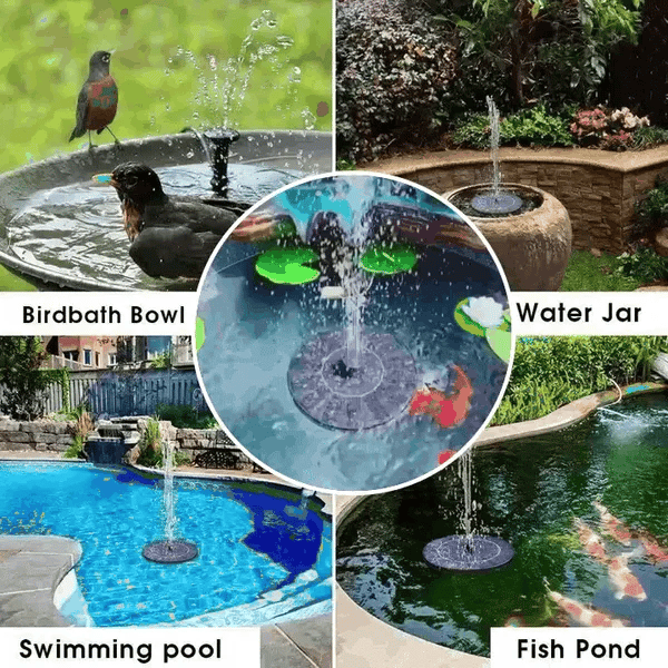 TranquilFlow - Solar Garden Fountain