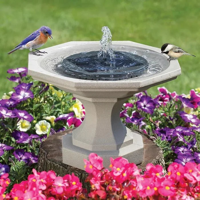 TranquilFlow - Solar Garden Fountain