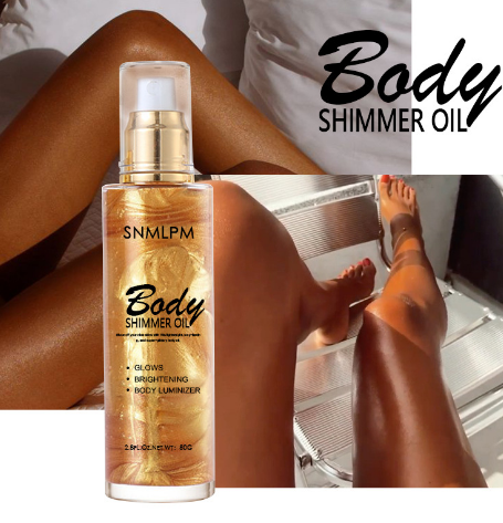 ShimmerGlow Natural Body Shimmer Oil