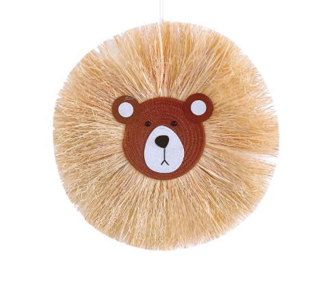 CuteWall Art - Handmade Rattan Animal Nursery Wall Decoration