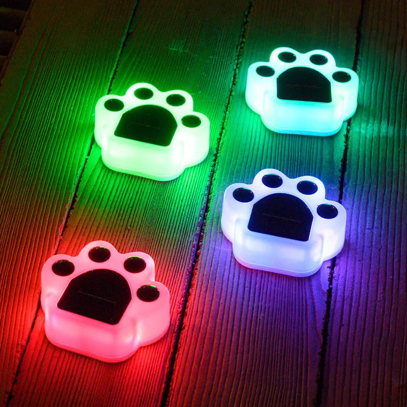 Wireless Solar Paws - Garden Mood Lights