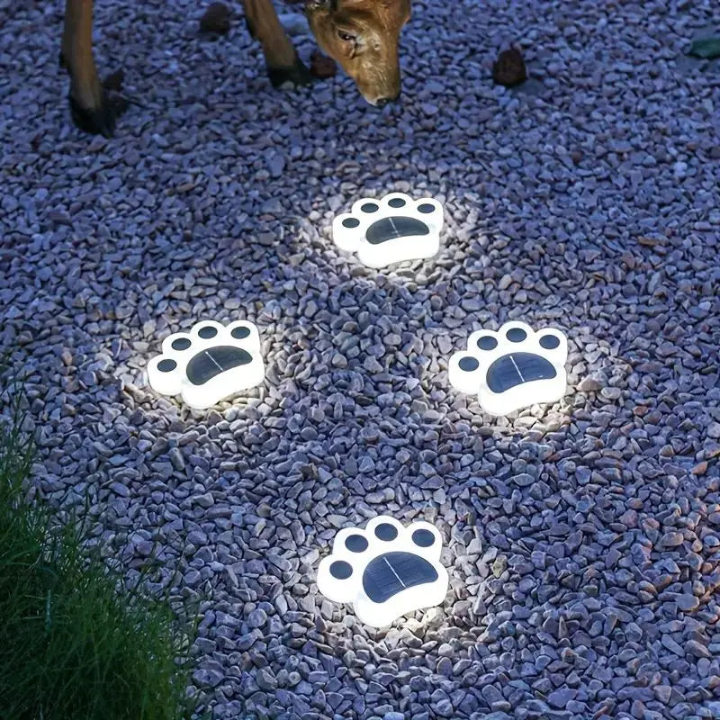 Wireless Solar Paws - Garden Mood Lights