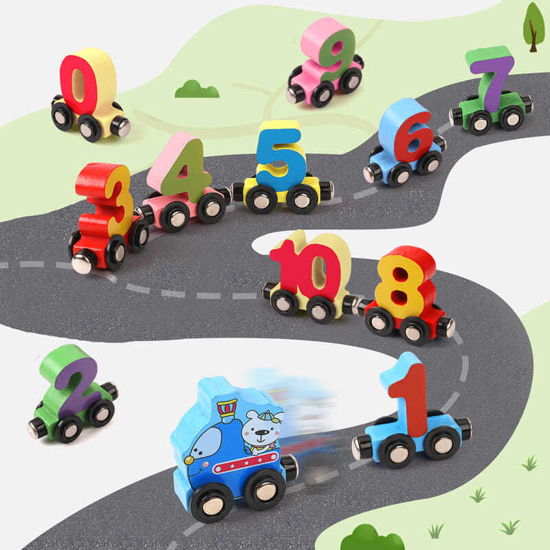 Magnetic Number Train - Educational Kids Toy