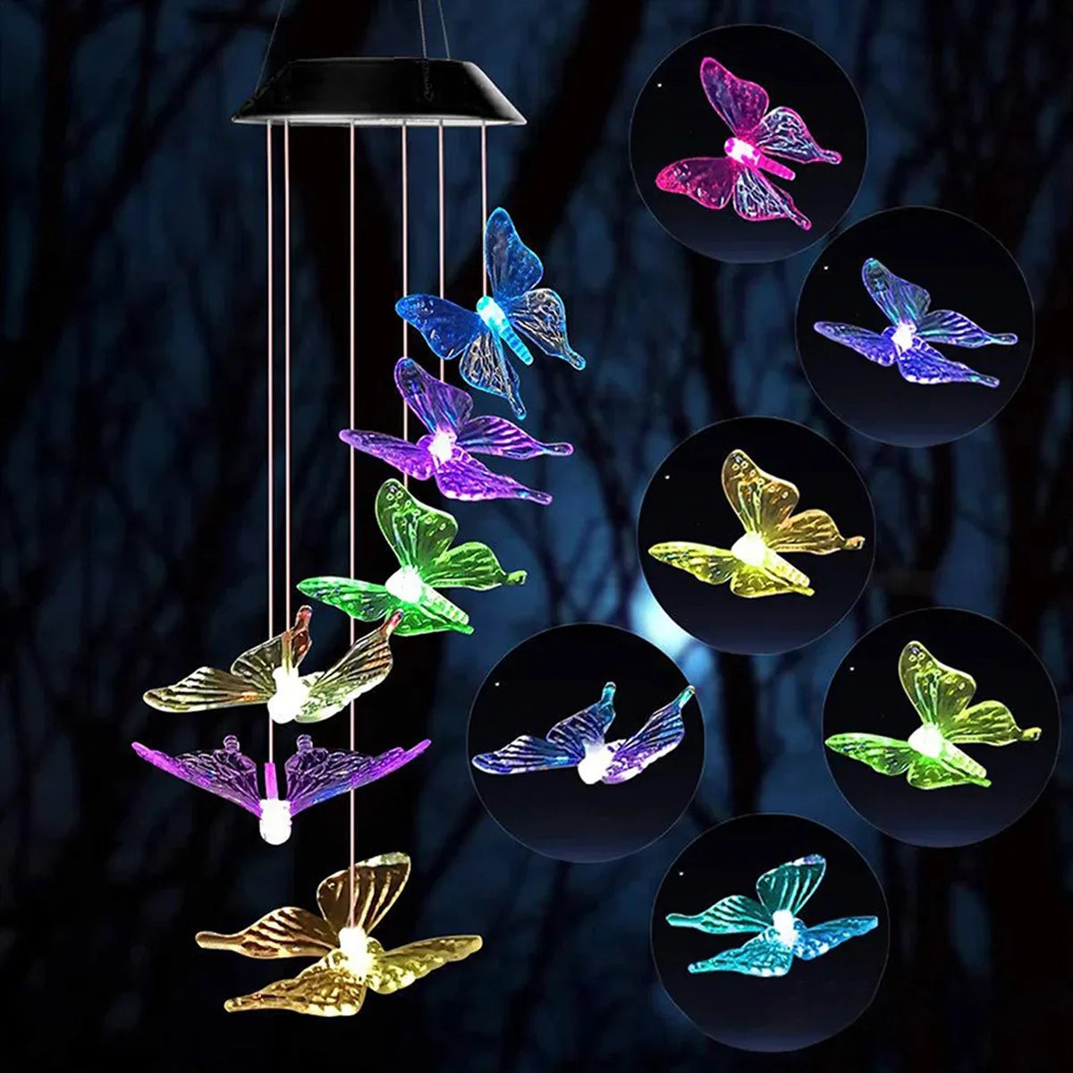 Solar Birds - Solar-Powered Garden Lights