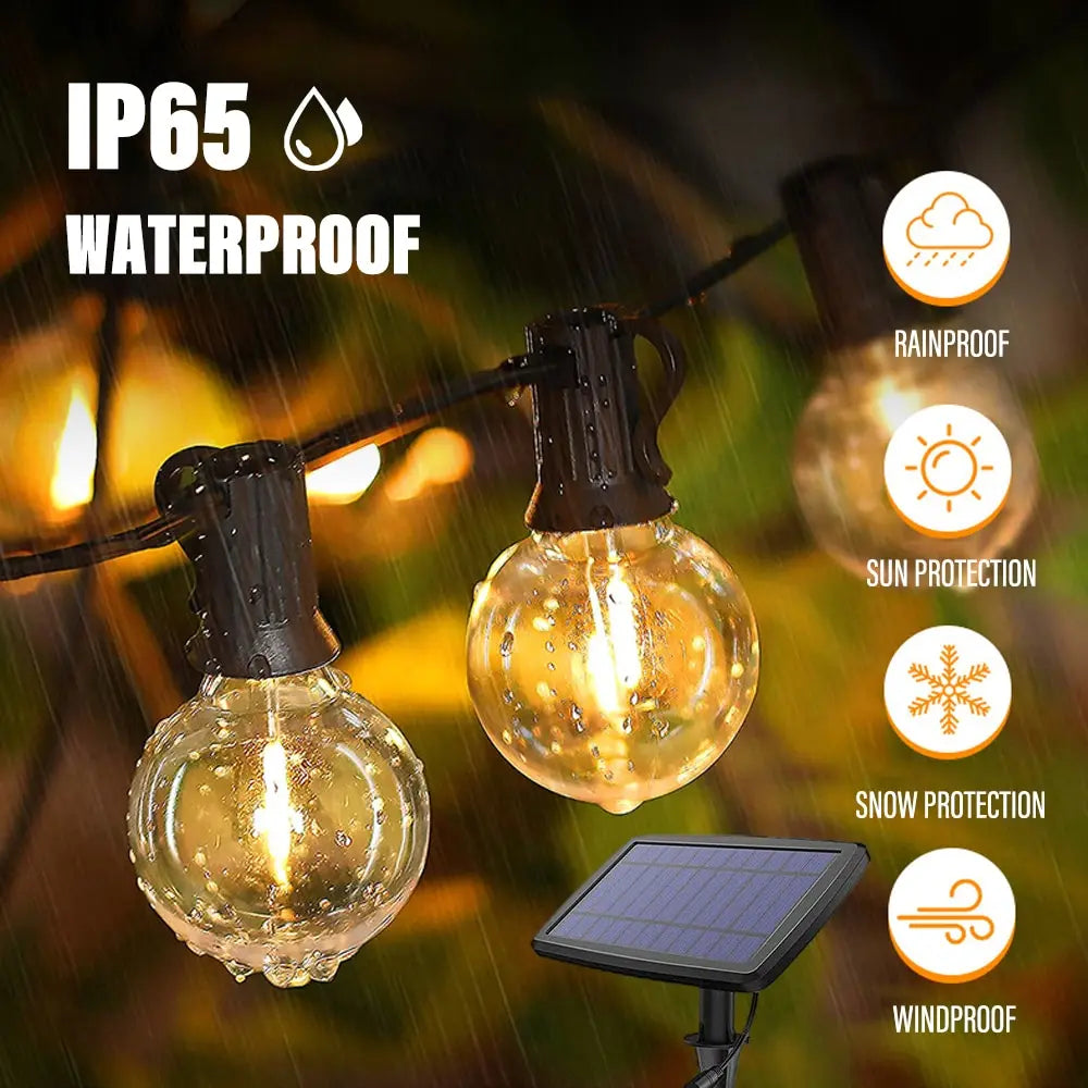 LED Solar String Lights Deluxe - Garden Fairy Lights