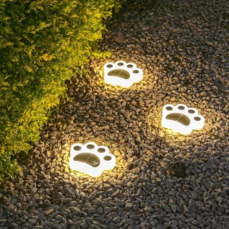 Wireless Solar Paws - Garden Mood Lights