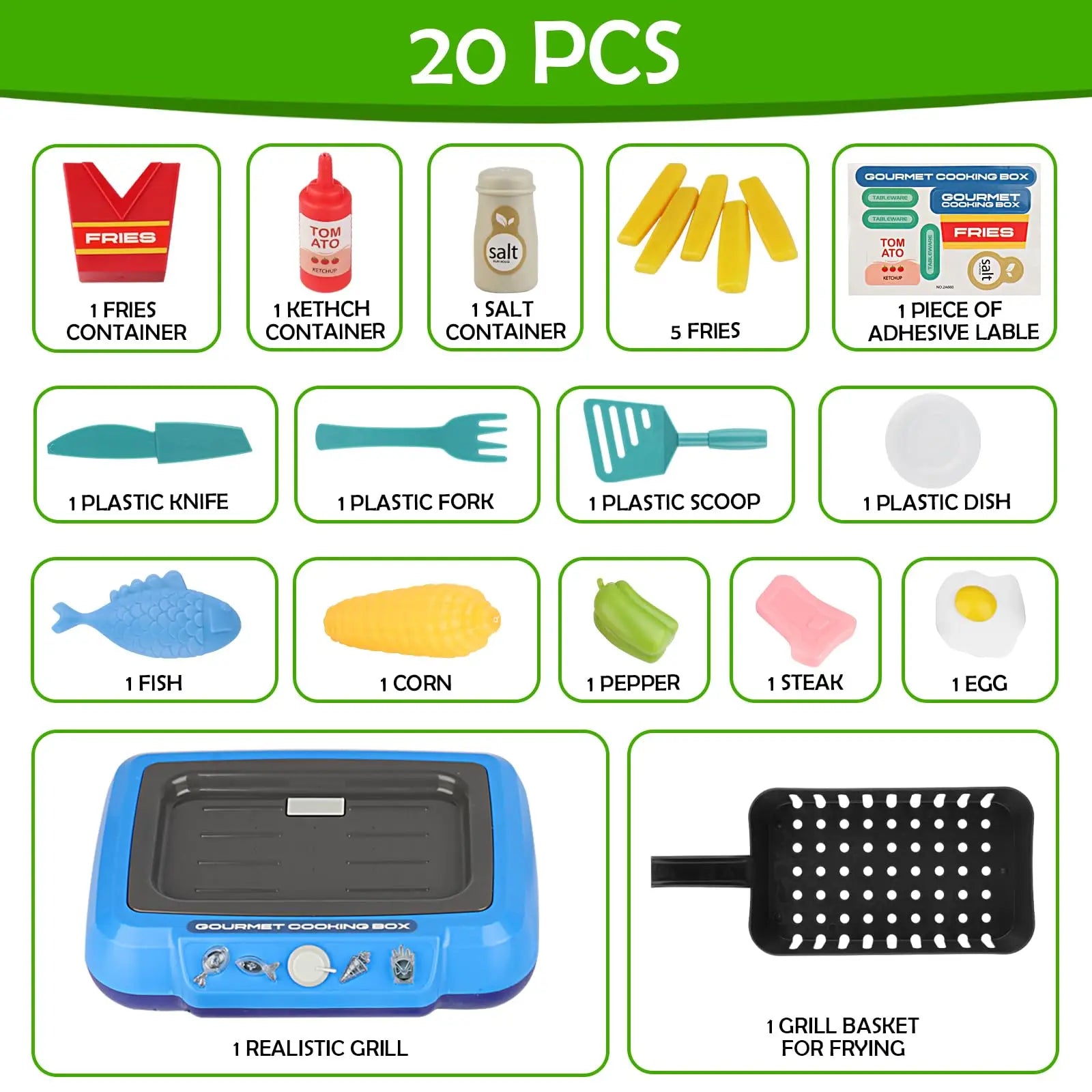 Magicfood Gourmet Play Set for Kids
