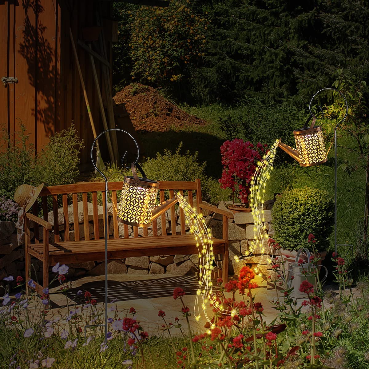 Solar Light Pourer - Decorative Garden Light