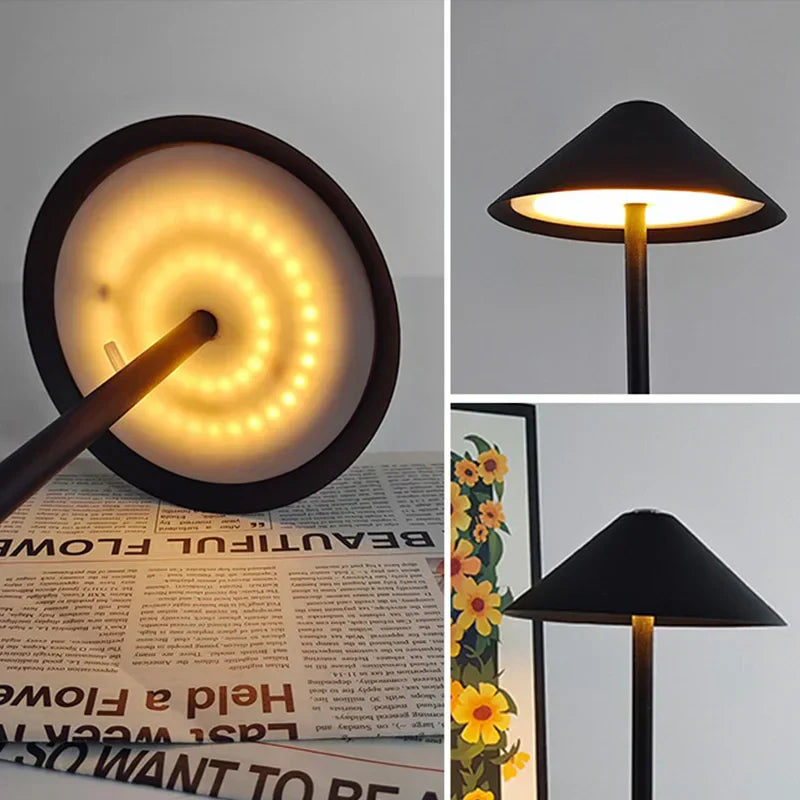 Elegant Cordless Desk Lamp - Luxe Design