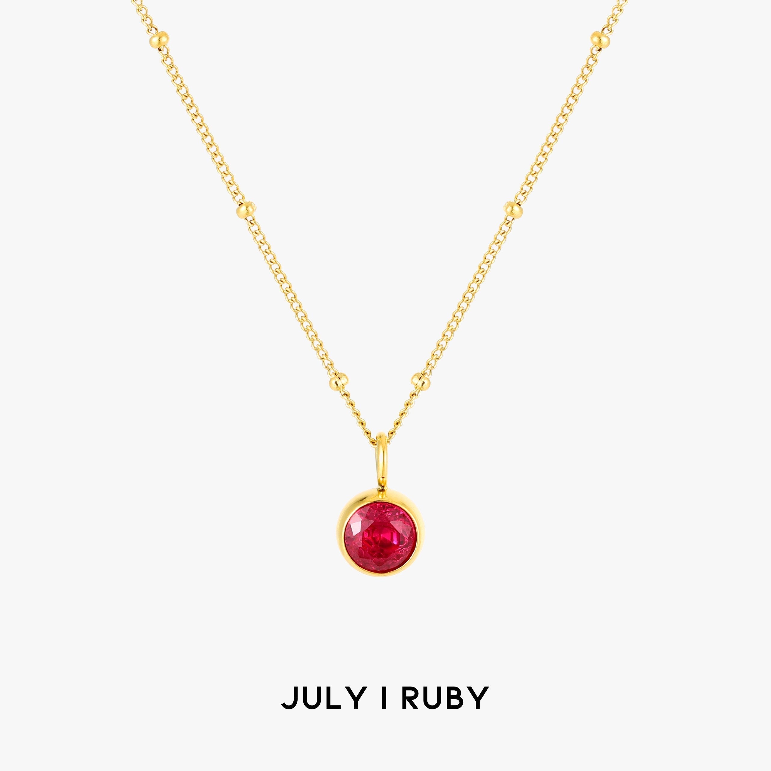 Aurora Birthstone Necklace - Personal & Meaningful