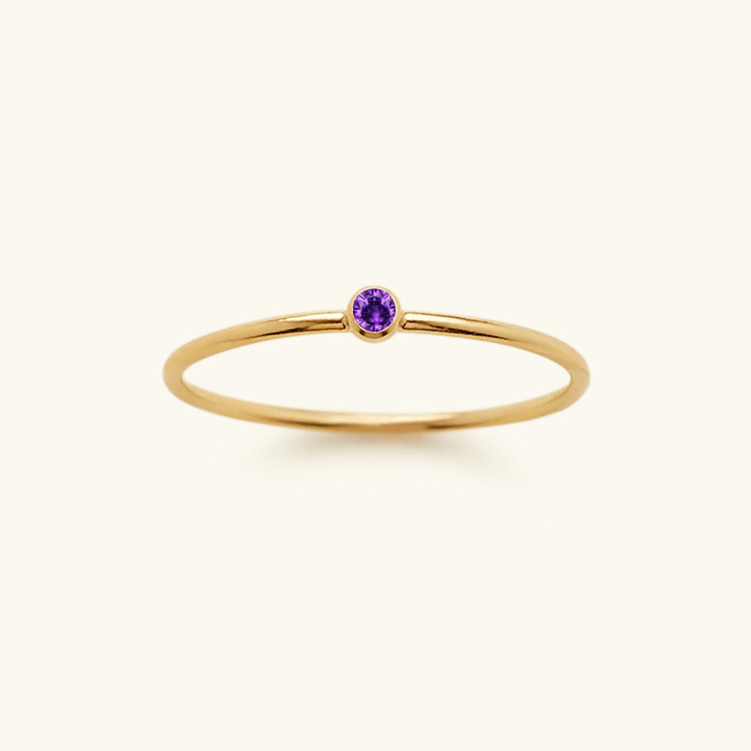 Celestia - Birthstone Ring with Celestial Elegance for Women
