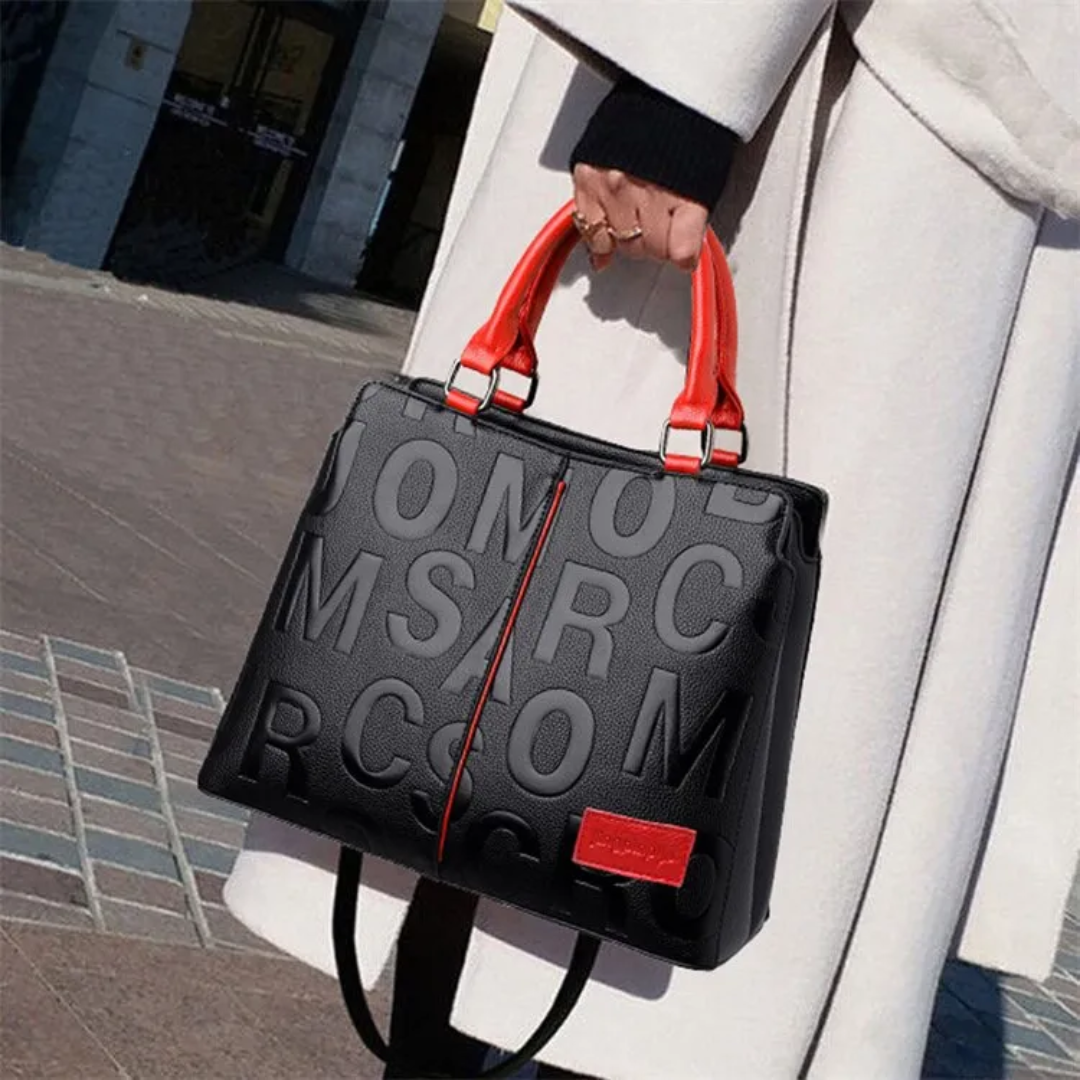 Kaye Tote - Spacious Leather Handbag with Crossbody Strap
