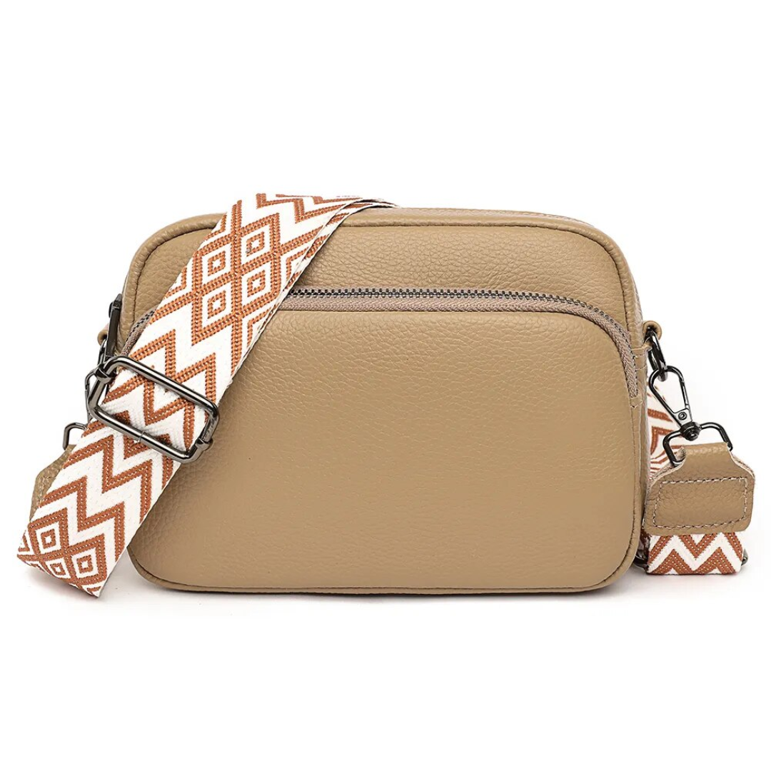 Carrie - Modern Leather Messenger Bag