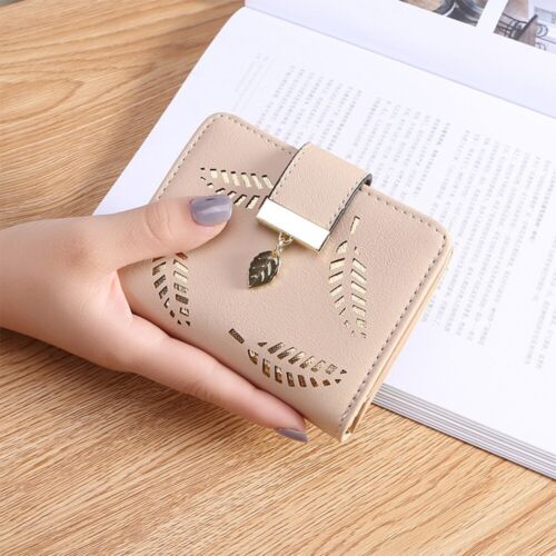 GoldenLeaf - Luxury Leather Wallet with Leaf Design