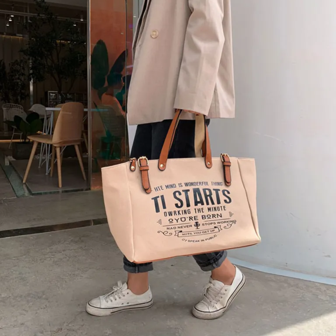 Lexie - Spacious Canvas Tote