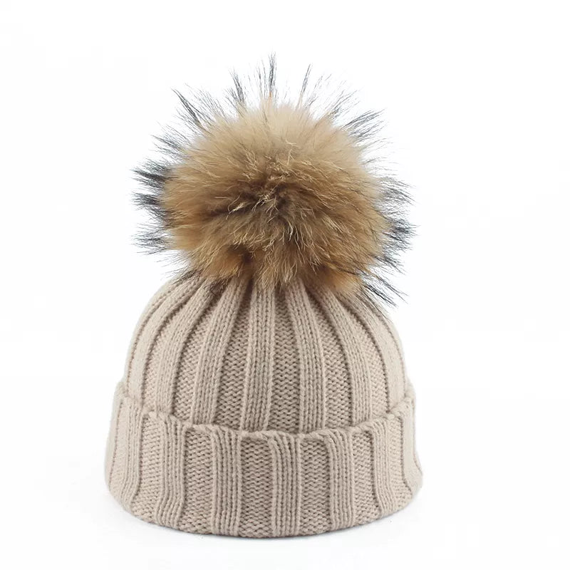 WinterKnit Beanie - Cosy Bobble Knit Winter Hat