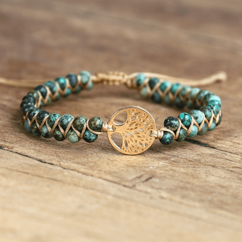 Auralyn - Tree of Life Jasper Bracelet