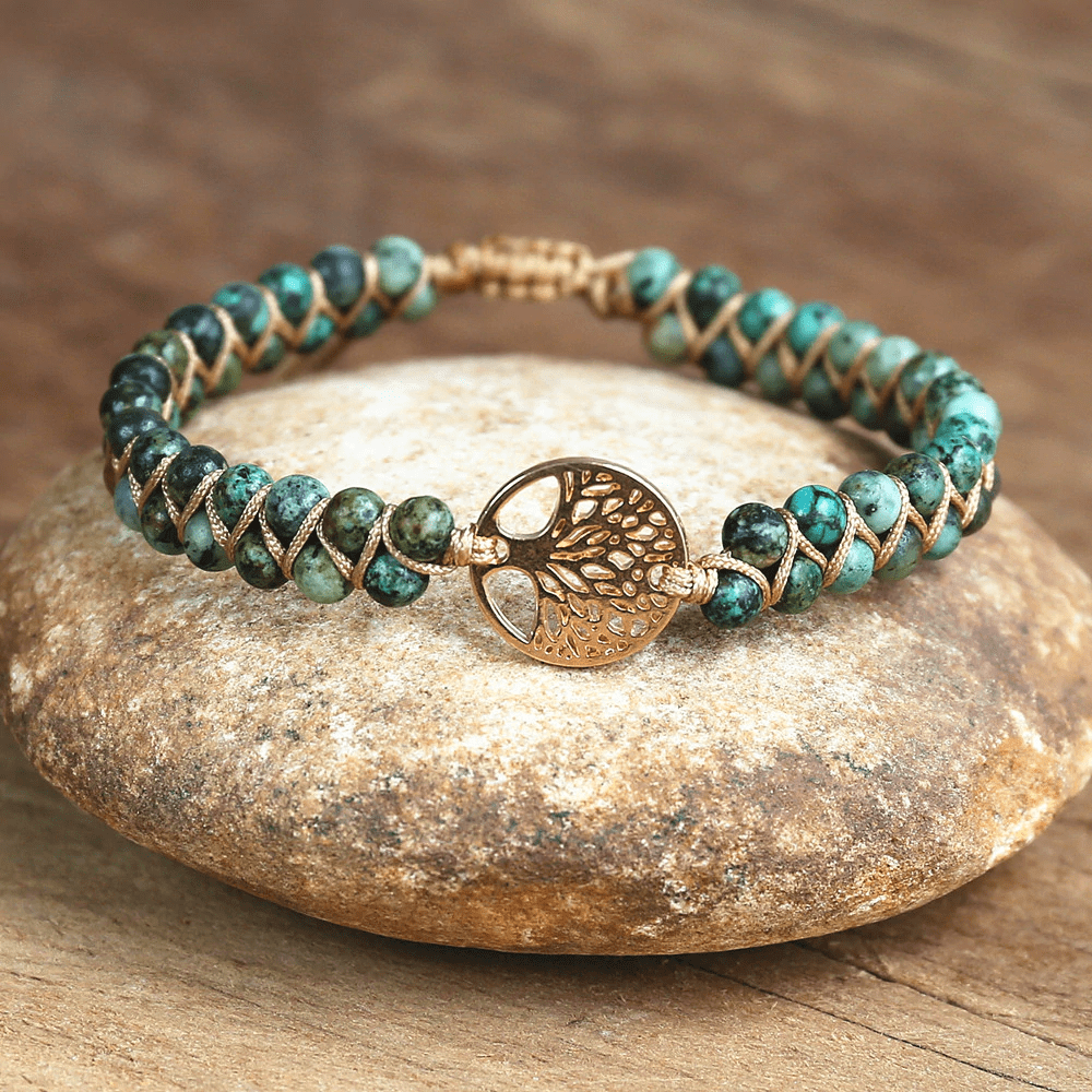 Auralyn - Tree of Life Jasper Bracelet
