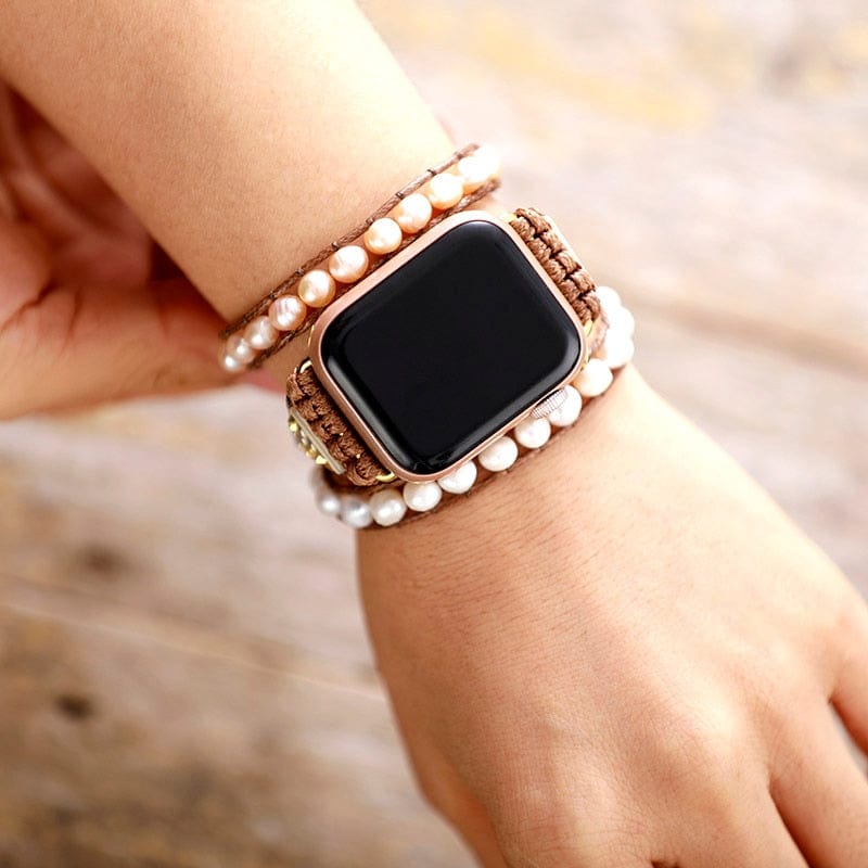 Elvianne - Freshwater Pearl Apple Watch Band