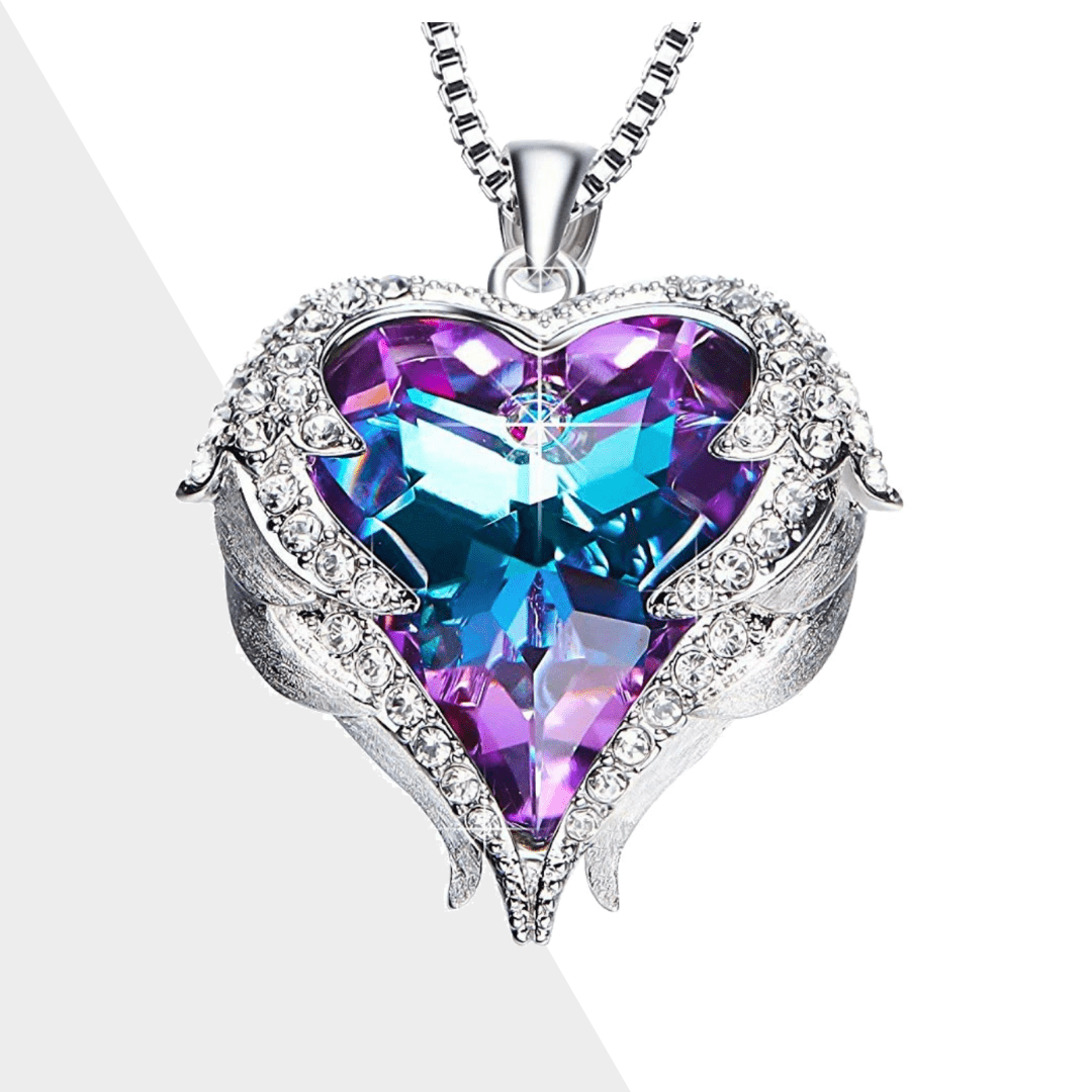 Celestina - Angel Wing Pendant Necklace