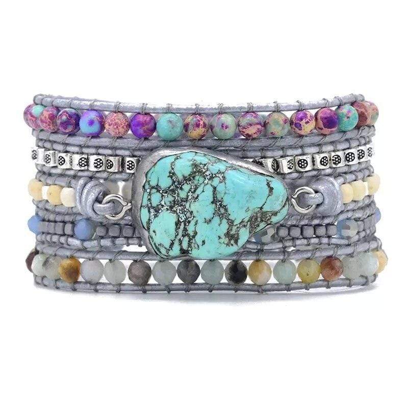 AmaraWrap - Turquoise Wrap Bracelet