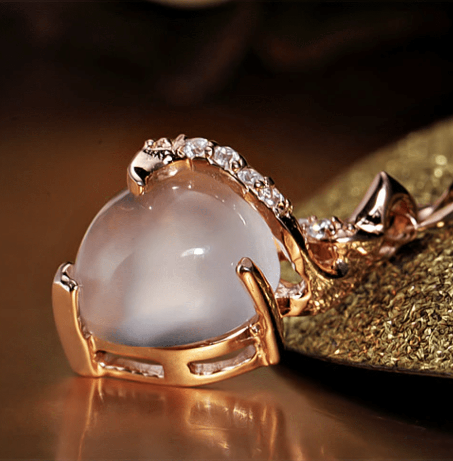 OpalHeart - Opal Pendant Necklace