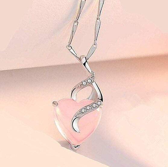OpalHeart - Opal Pendant Necklace
