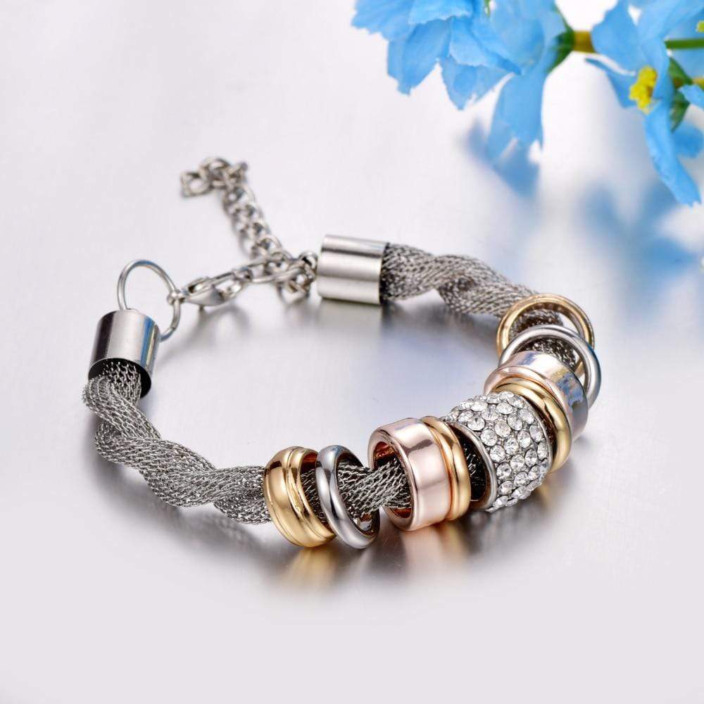 Zarina - Braided Fashion Bracelet for Women