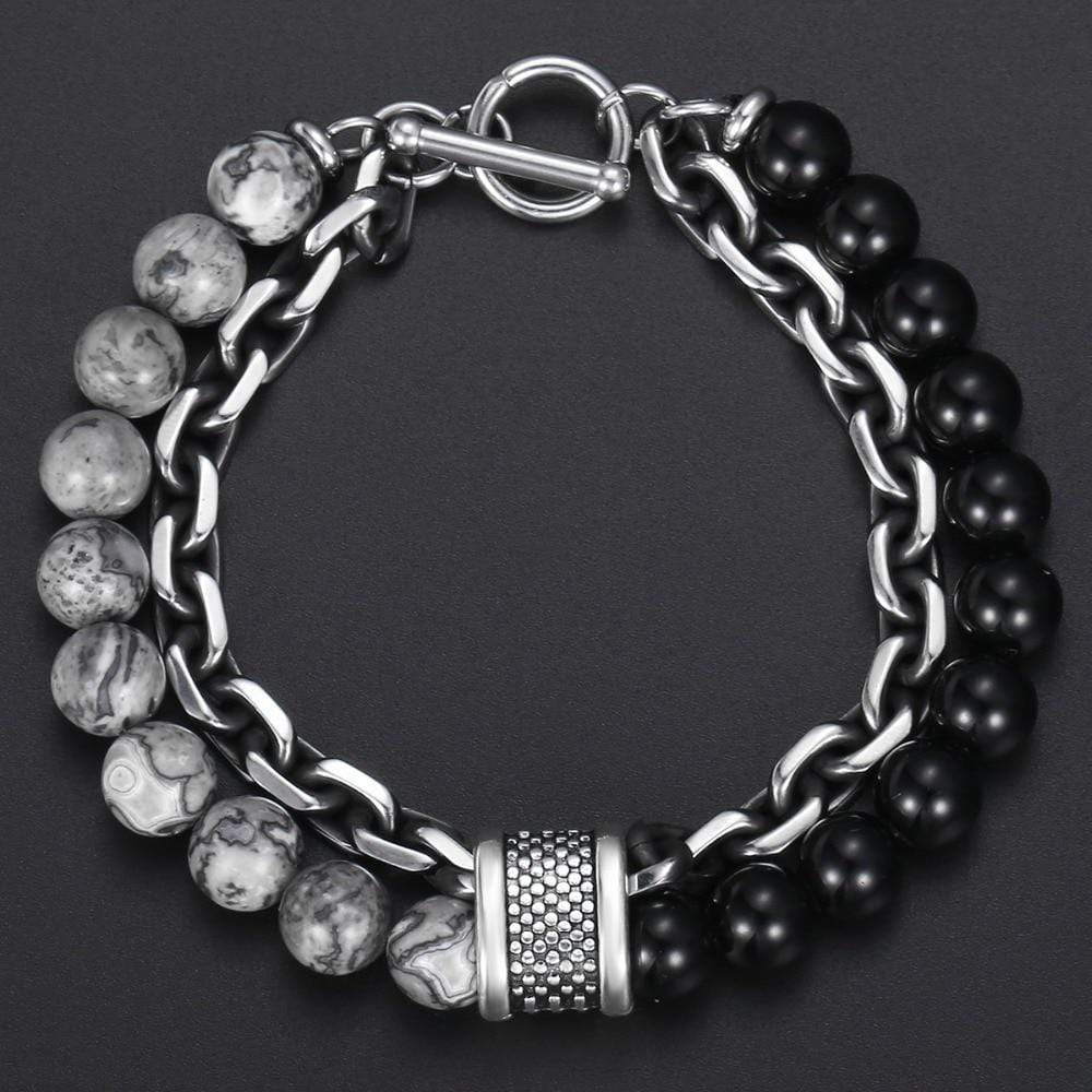 Darius - Jasper Beaded Bracelet