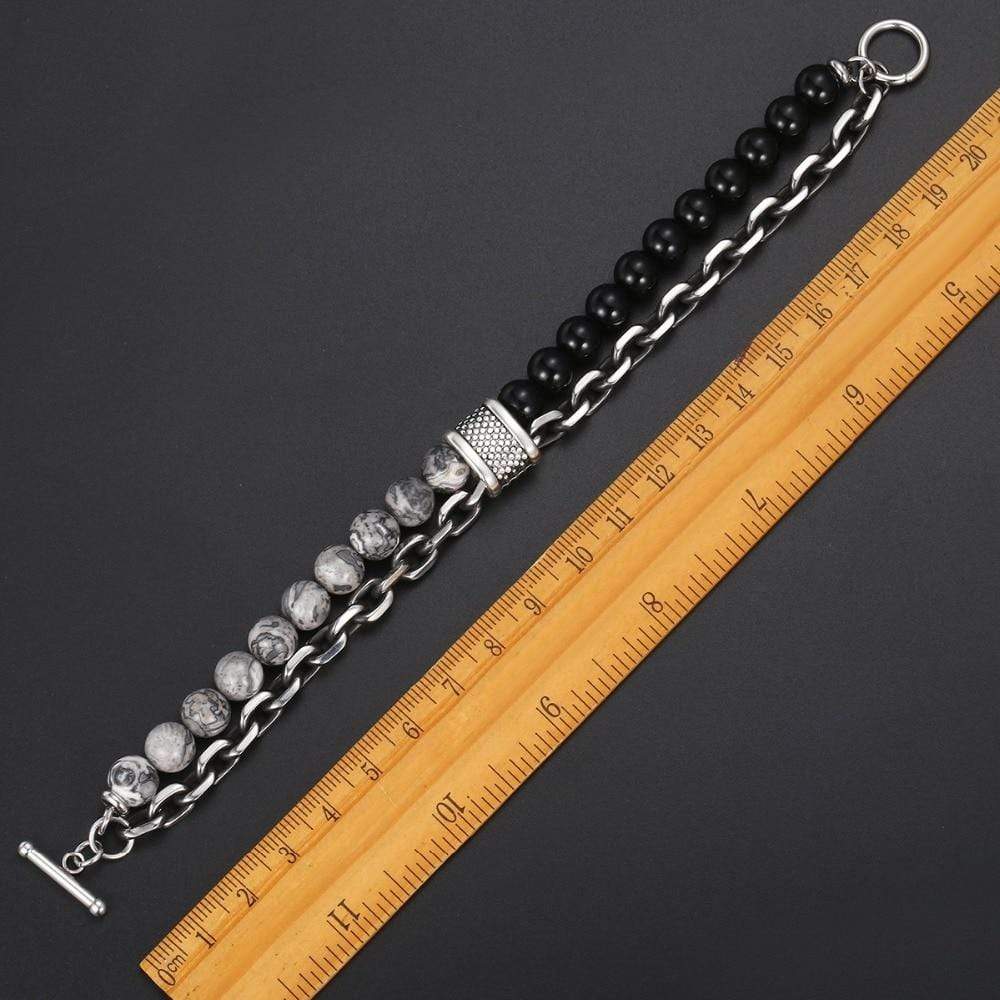 Darius - Jasper Beaded Bracelet