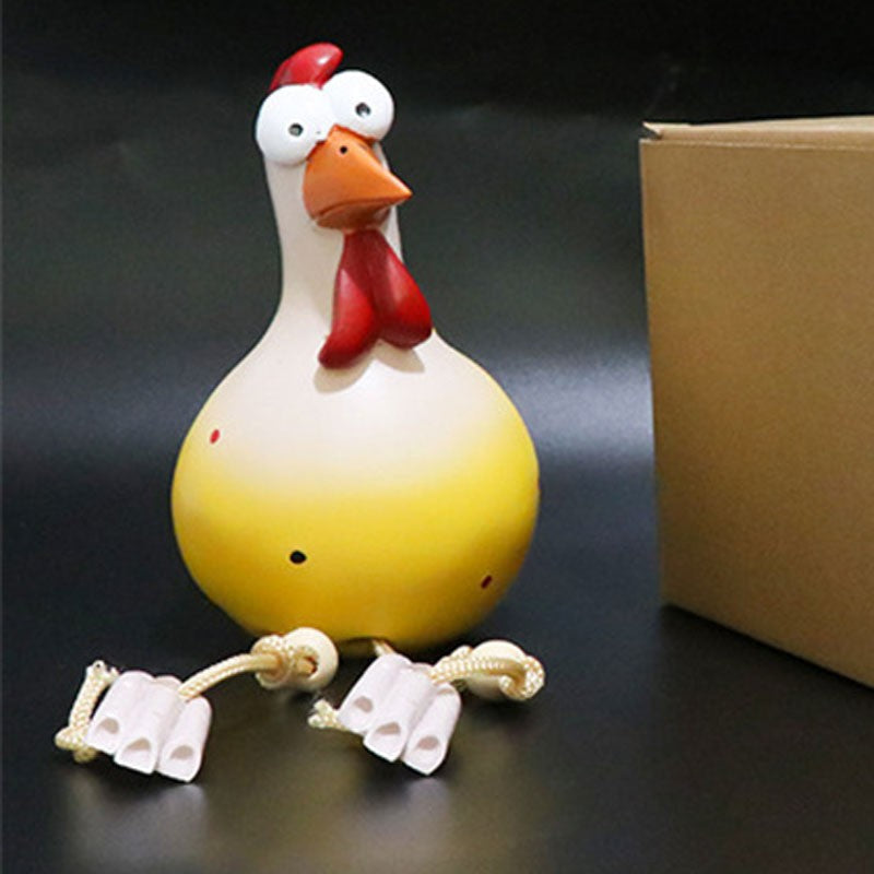 HappyChick Garden Decor - Charming Chicken Ornaments for the Garden