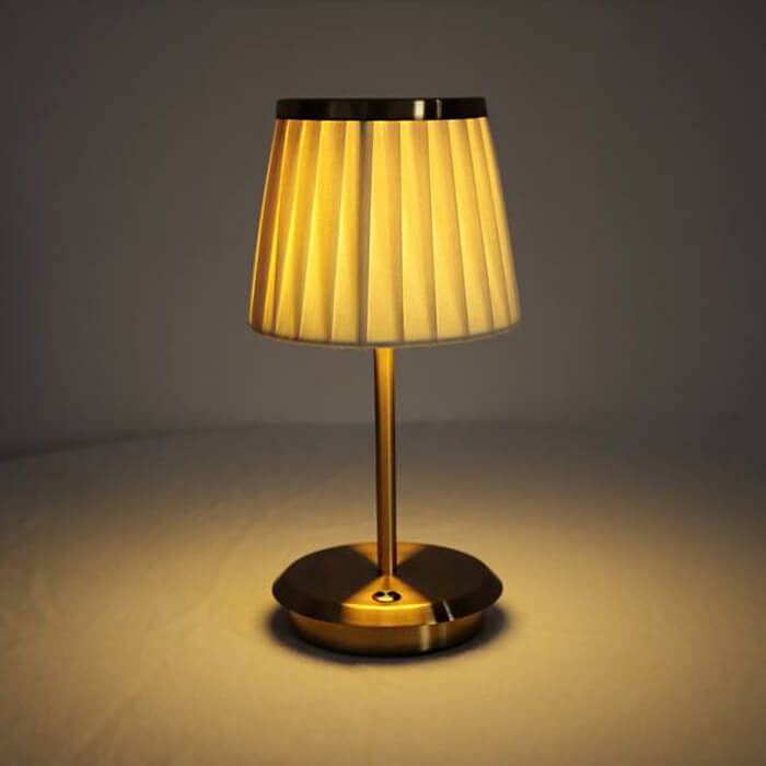 DreamDrape Gold Table Lamp - Flexible Glow