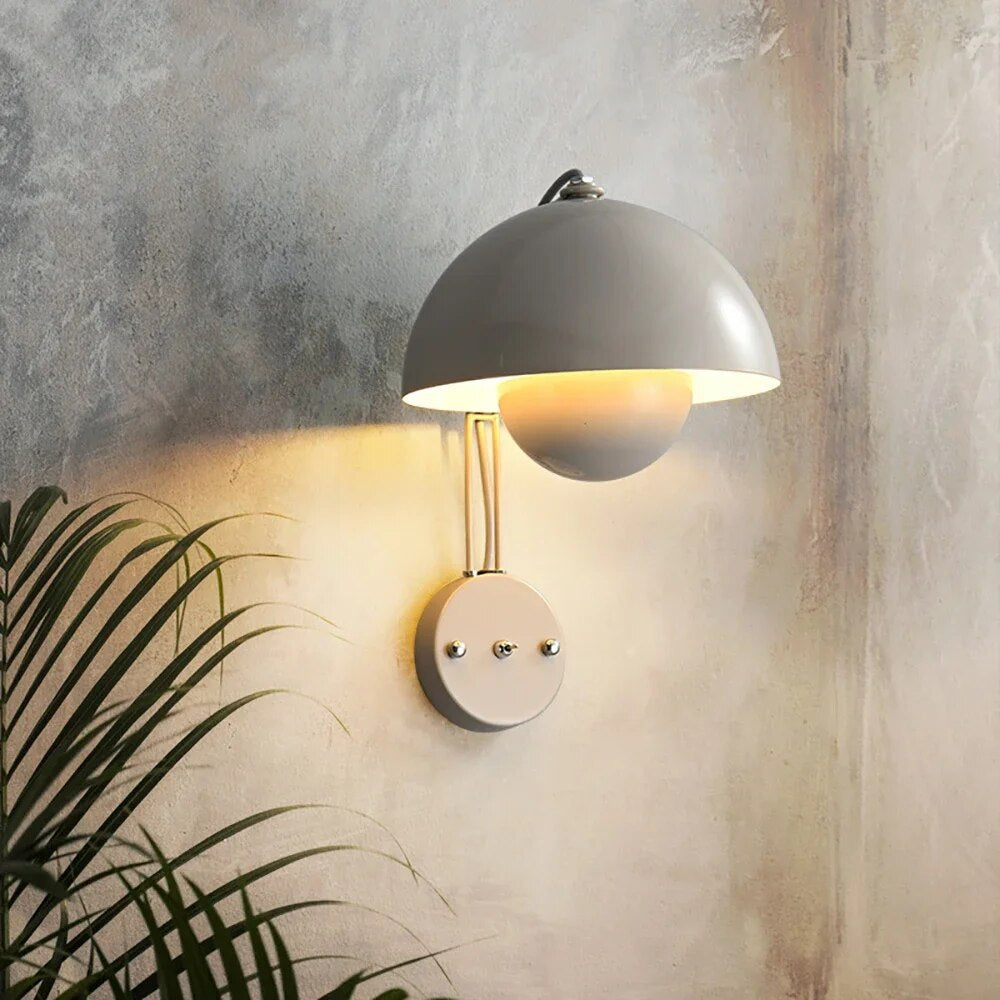 ShroomLite Wall Lamp - Cute Mushroom LED Sconce