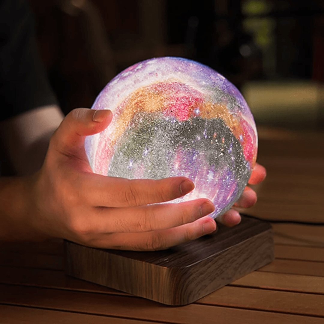 Floating Moon Lamp - Levitating 16-Color LED Light