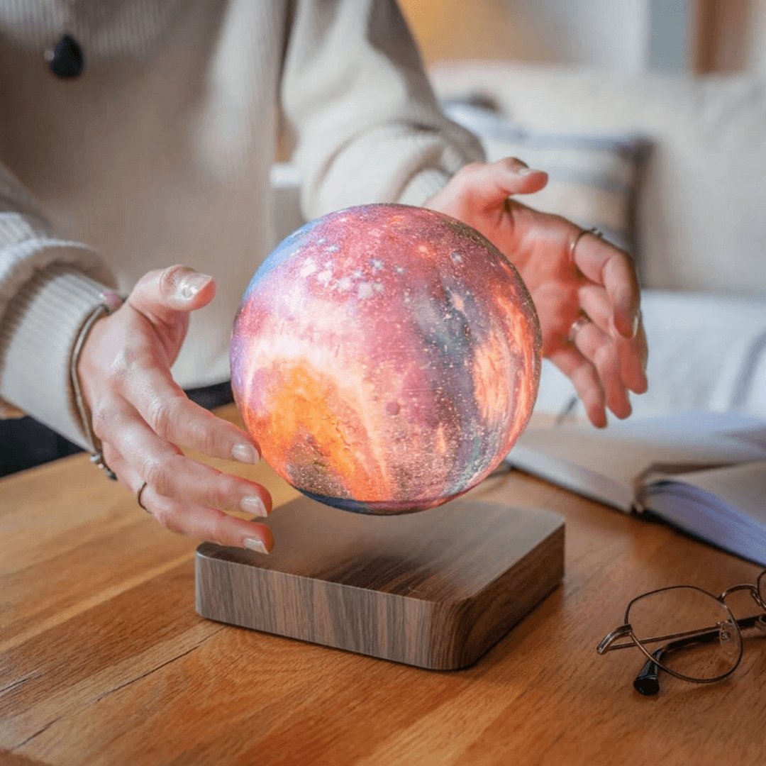 Floating Moon Lamp - Levitating 16-Color LED Light