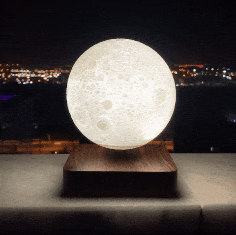 Levitating Moon Lamp - Floating 3D Galaxy Light