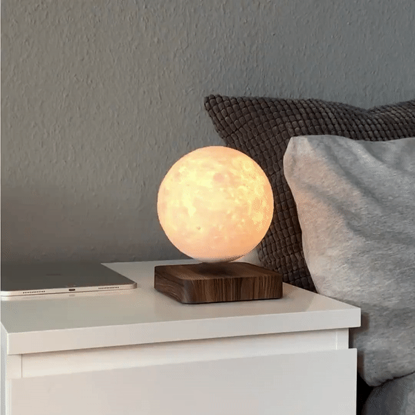 Levitating Moon Lamp - Floating 3D Galaxy Light